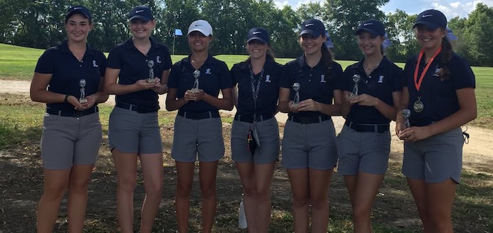 Louisville Leopards Girls Golf 2nd Place at 2020 George Valentine Invitational