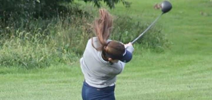 Madison Gruber Louisville Leopards Girls Golf At Central Catholic Crusaders 2020