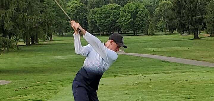 Sam Karcher Louisville Leopards Boys Golf 2020 at Tannenhauf Golf Club