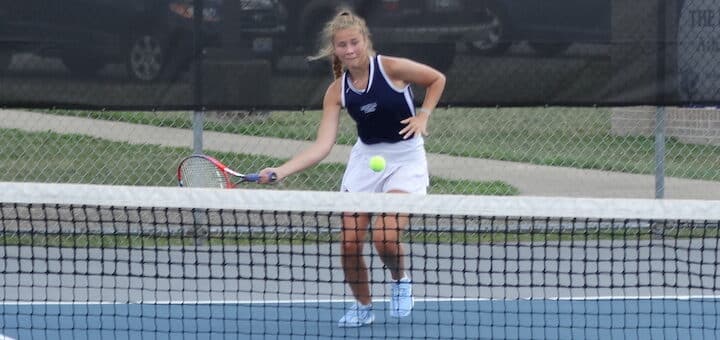 Sherilynn Mullett Louisville Leopards Girls Tennis Vs. Austintown Fitch Falcons 2020