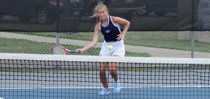 Sherilynn Mullett Louisville Leopards Girls Tennis Vs. Austintown Fitch Falcons 2020