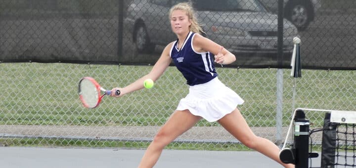 Sherilynn Mullett Louisville Leopards Girls Tennis Vs. Austintown Fitch Falcons 2020