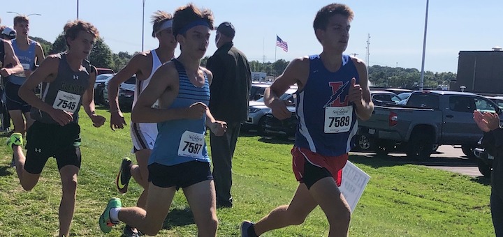 Bobby Ganser Louisville Leopards Cross Country at Boardman Spartan Invitational
