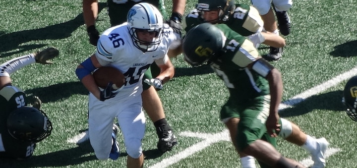 Ethan Thomas Louisville Leopards JV Football Vs. GlenOak Golden Eagles 2020