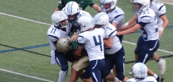 Louisville Leopards Freshman Football Defense Vs. St. Vincent-St. Mary Fighting Irish 2020