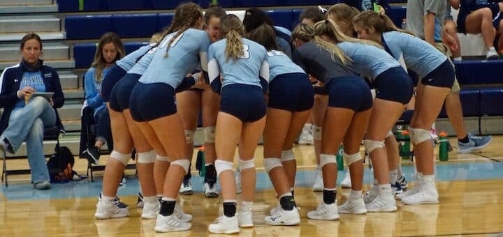 Louisville Leopards Volleyball 2020 Home Huddle