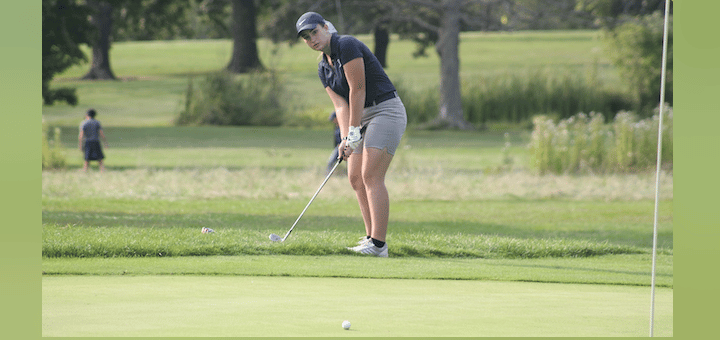 Madison Gruber Louisville Leopards Girls Golf at Elms Country Club 2020