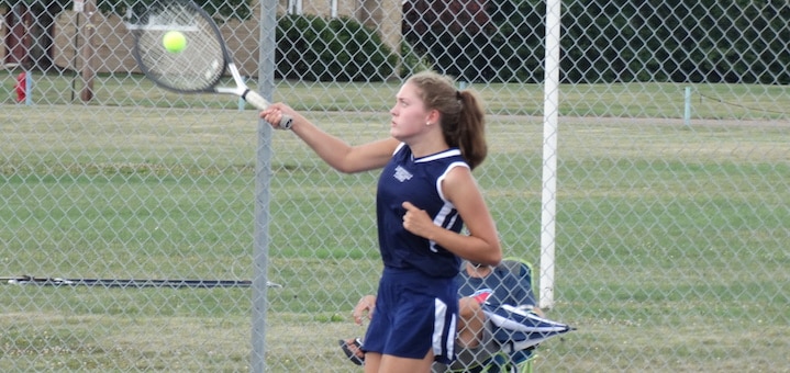 McKenzie Taylor Louisville Leopards Vs. Austintown Fitch Falcons Girls Tennis 2020