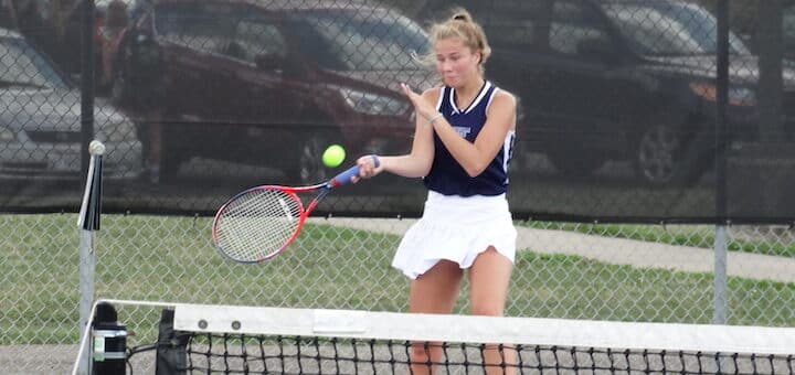 Sherilynn Mullett Lady Leopards Girls Tennis Vs. Fitch Falcons 2020