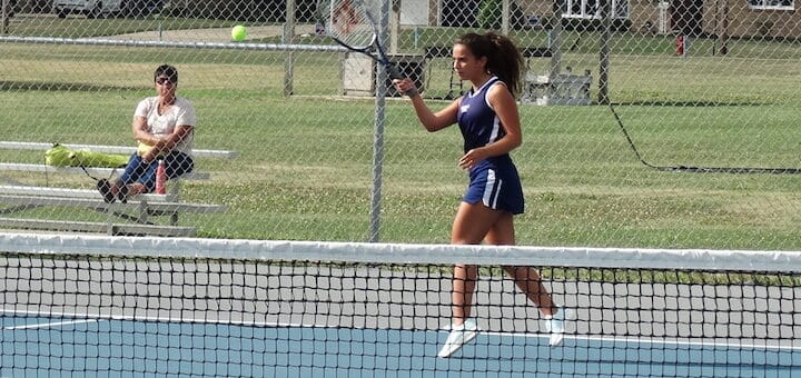 Sophie Warner Louisville Leopards Girls Tennis Vs. Austintown Fitch Falcons 2020