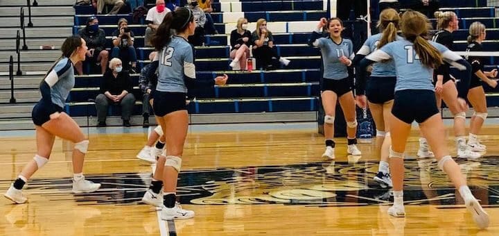 Louisville Leopards Volleyball 2020 Sectional Semifinal Vs. Kent Roosevelt Rough Riders