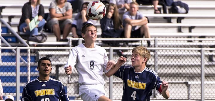 Riley Adams Louisville Leopards Vs. Tallmadge Blue Devils 2017 Boys Soccer