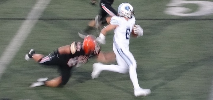 Zack Seaman Louisville Leopards Football 2020 At North Canton Hoover Vikings