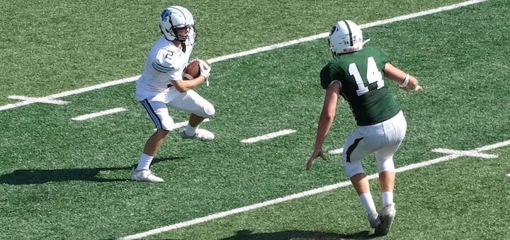 Brandon Jackson Louisville Leopards JV Football 2020 Vs. Canton Central Catholic Crusaders