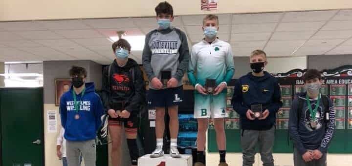 Dylan Rhoads Louisville Leopards Wrestling at Barnesville Invitational