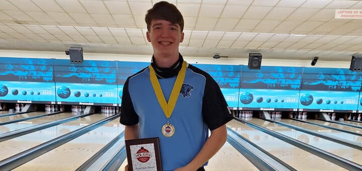 Chase Barstow 2nd Place at New Year's Eve Bowling Tournament