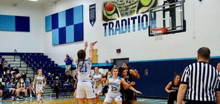 Paige Cole Louisville Leopards Girls Basketball 2020 Vs. New Philadelphia