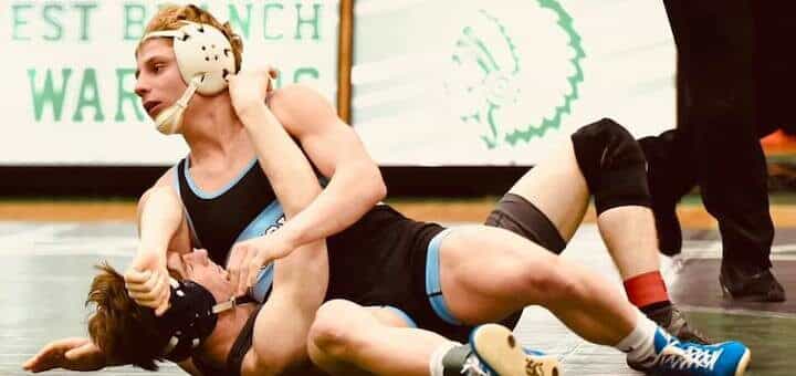 Garett Lautzenheiser 5 Second Pin Louisville Leopards Wrestling Record at 2021 Sectional