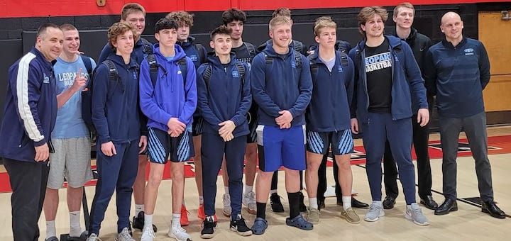 Louisville Leopards Boys Basketball 2021 Sectional Champions