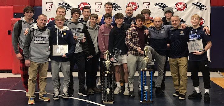 Louisville Leopards Wrestling EOWL Tournament Champions 2021