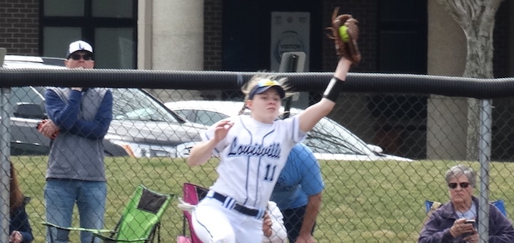 Brooke Haren Louisville Leopards Softball Vs. Dover Tornadoes 2021