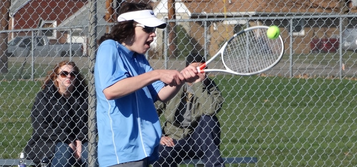 Garett Holleran Louisville Leopards Boys Tennis 2021 Vs. Cardinal Mooney Cardinals