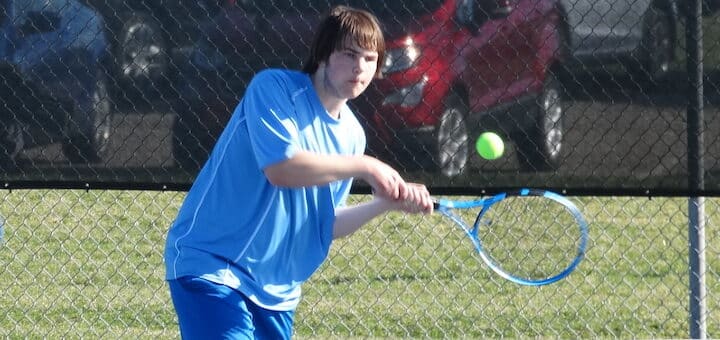 Ryan Knebl Louisville Leopards Vs. Cardinal Mooney Cardinals Boys Tennis 2021