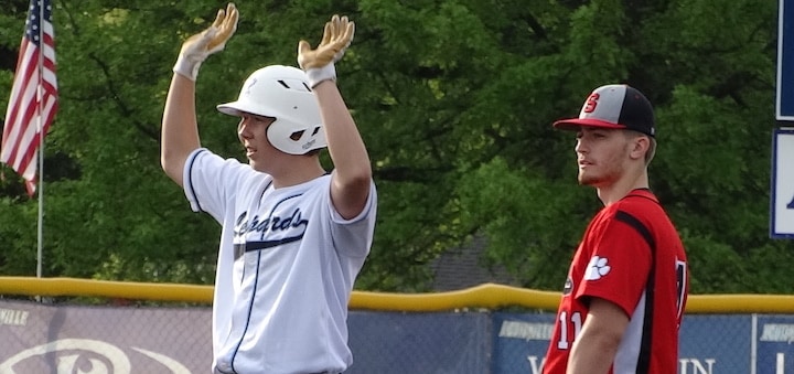 Connor Morley Louisville Leopards Vs. Struthers Wildcats Baseball Tournament 2021