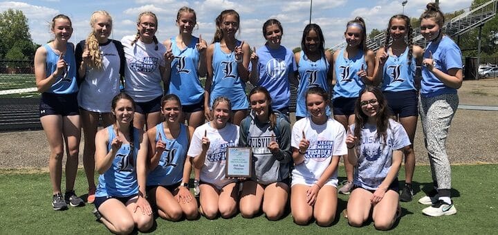 Louisville Leopards Girls Track Team at Jason Manse Crusader Relays