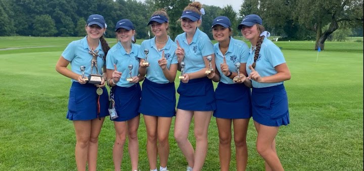 Louisville Leopards Girls Golf George Valentine Invitational Champions 2021