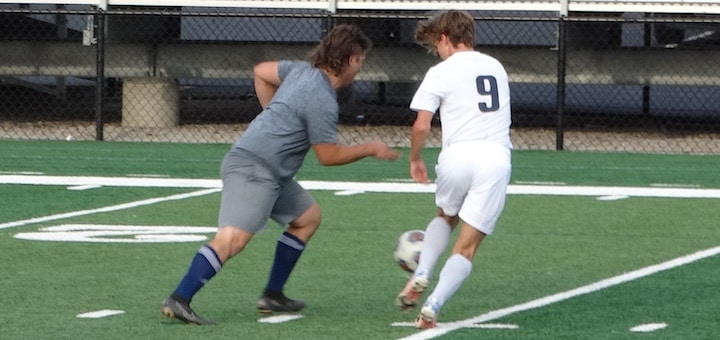 Ryan Kibler Louisville Leopards Boys Soccer Vs. Alumni 2021