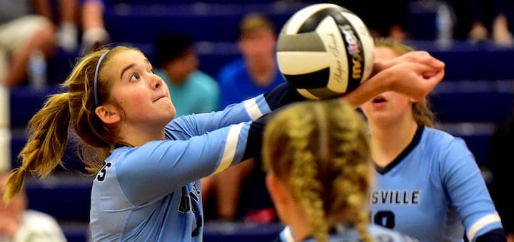 AJ Burick Louisville Leopards Vs. Marlington Dukes Volleyball 2021