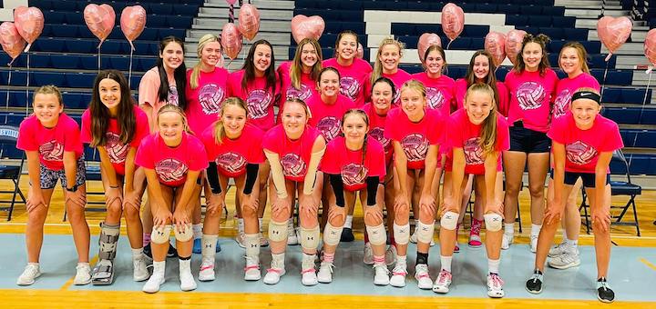 Louisville Leopards Volleyball Team Play for a Cure 2021