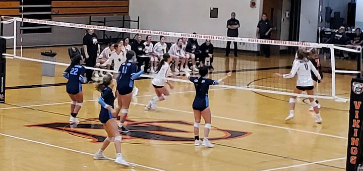 Louisville Leopards Volleyball at North Canton Hoover Vikings 2021