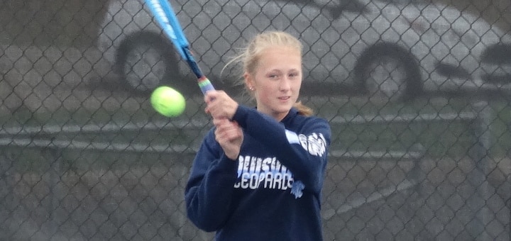 Rachel Kibler Louisville Leopards Girls Tennis Vs. GlenOak 2021