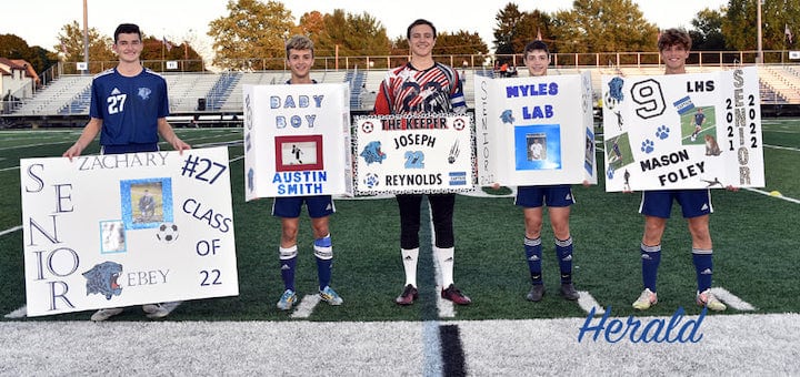 Louisville Leopards Boys Soccer Senior Night 2021
