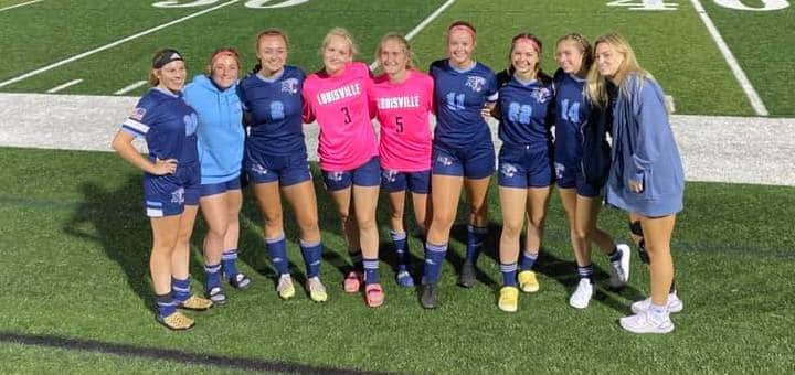 Louisville Leopards Girls Soccer Final Home Regular Season Game - Photo By Jean Bowman Mayle