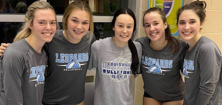 Louisville Leopards Volleyball Senior Night 2021