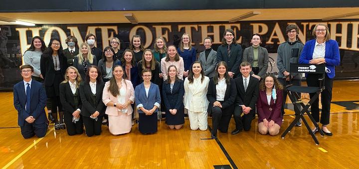 Louisville Speech & Debate Team at the Perry Tournament