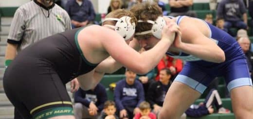 Blake Schaffer Louisville Leopards Vs. St. Vincent-St. Mary Fighting Irish Wrestling 2021