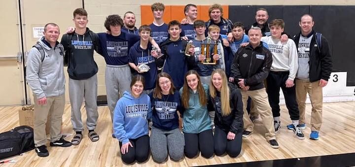 Louisville Leopards Wrestling 3rd Place at 2021 North Canton Holiday Tournament