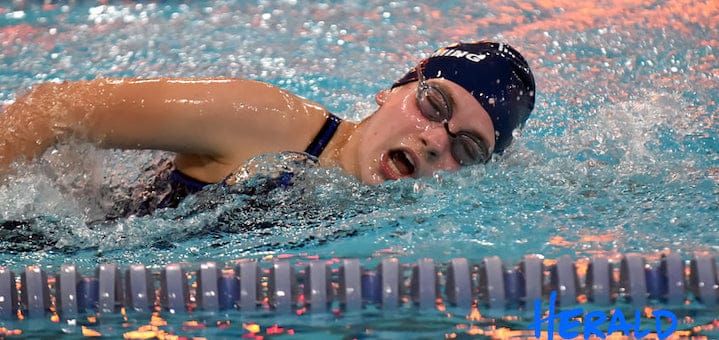 2021 Louisville Leopards Girls Swimming Vs. Dover Tornadoes - Louisville Herald