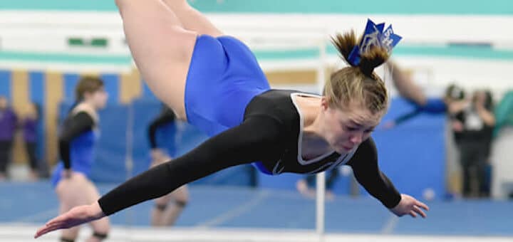 Charlotte Nuesch Louisville Leopards Gymnastics 2022 at Polar Bear Invitational