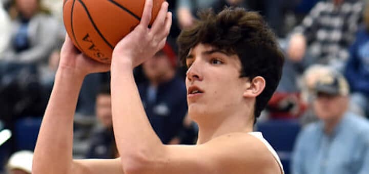 Hayden Nigro Louisville Leopards Boys Basketball 2022 Vs. Canton McKinley Bulldogs - Herald