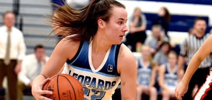 Kelsey Adelman Louisville Leopards Girls Basketball Vs. Canfield Cardinals 2022