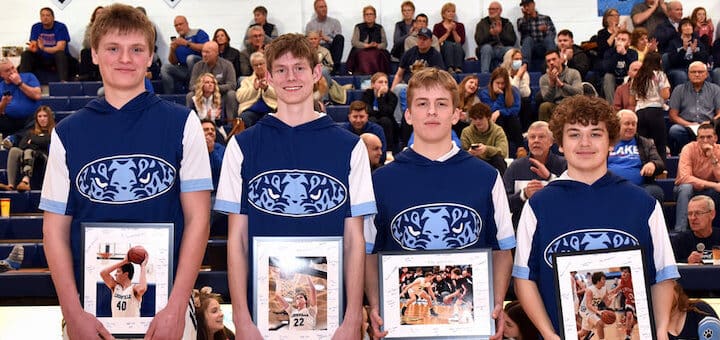 Louisville Leopards Boys Basketball Senior Night 2022