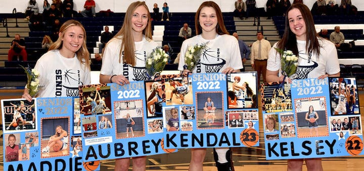 Louisville Leopards Girls Basketball Senior Night 2022