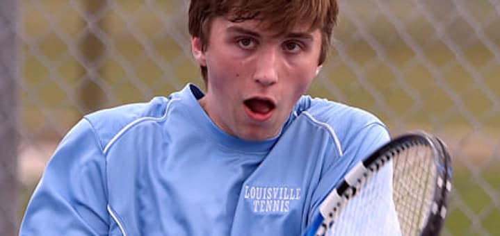 Riley Nieschwitz Louisville Leopards Boys Tennis 2022 - Herald