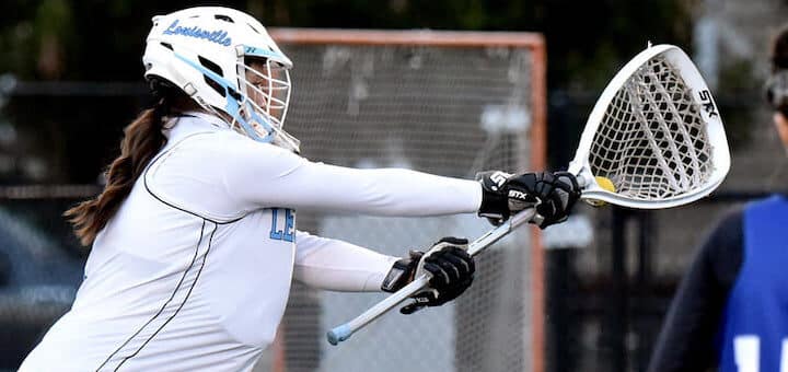 Sarah Bricker Louisville Leopards Girls Lacrosse 2022 Vs. Poland Seminary Bulldogs