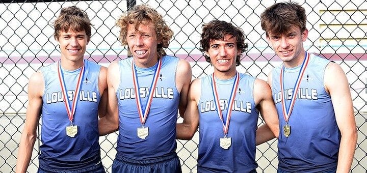 Louisville Leopards 4x800 Relay Regional Champions 2022